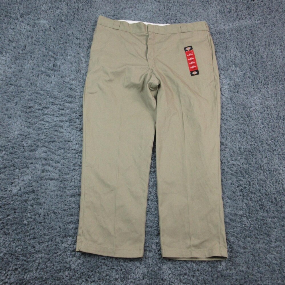Dickies 874 Pants Mens 44x30 Khaki Original Fit Work Chino Straight 42x29.5 NWT